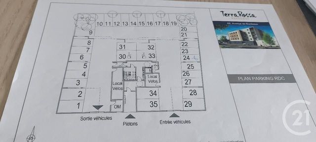 Appartement F2 à louer - 2 pièces - 41.1 m2 - NARBONNE - 11 - LANGUEDOC-ROUSSILLON - Century 21 Eic Immo
