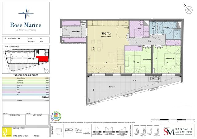 Appartement F3 à vendre PORT LA NOUVELLE
