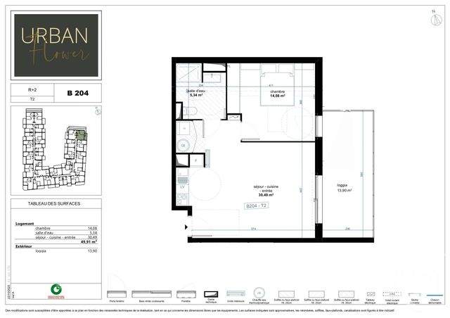 Appartement T2 à vendre - 2 pièces - 49.91 m2 - NARBONNE - 11 - LANGUEDOC-ROUSSILLON - Century 21 Eic Immo