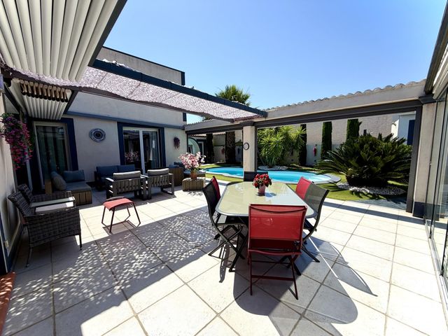 maison à vendre - 7 pièces - 149.0 m2 - ST NAZAIRE D AUDE - 11 - LANGUEDOC-ROUSSILLON - Century 21 Eic Immo
